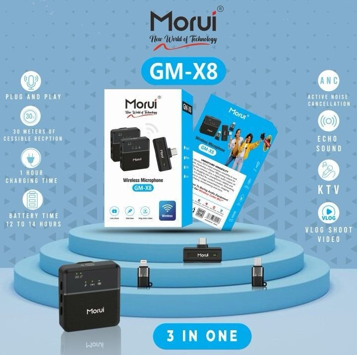 3 in 1 Mic - 1 Year Warranty