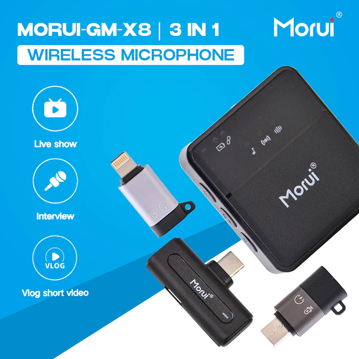 3 in 1 Mic - 1 Year Warranty